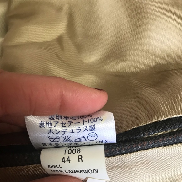 Lands' End Suits & Blazers Lands End 0 Wool Gray Plaid Jacket 44r